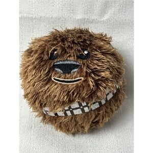 Hallmark Star Wars Chewbacca Plush Brown Fluffball Stuffed Ball‎ Wookie Toy 3"